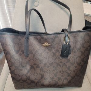 SOLD!!! Coach Bag - Reversible "City Tote"
